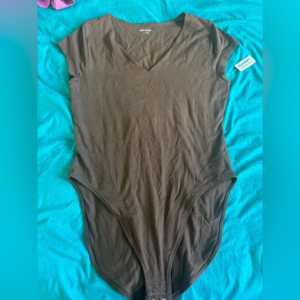 Brand New Old Navy Brown Bodysuit with Tags